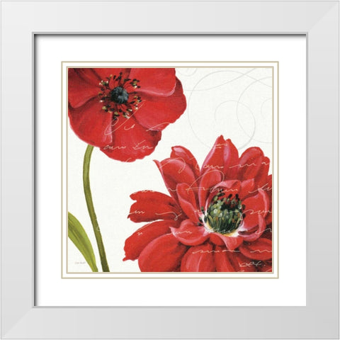 Rouge Paris II White Modern Wood Framed Art Print with Double Matting by Audit, Lisa