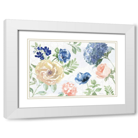 Coastline Botanical I White Modern Wood Framed Art Print with Double Matting by Grove, Beth