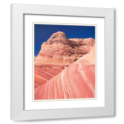 Coyote Buttes I Blush White Modern Wood Framed Art Print with Double Matting by Majchrowicz, Alan