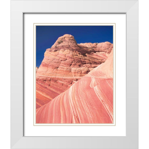 Coyote Buttes I Blush White Modern Wood Framed Art Print with Double Matting by Majchrowicz, Alan