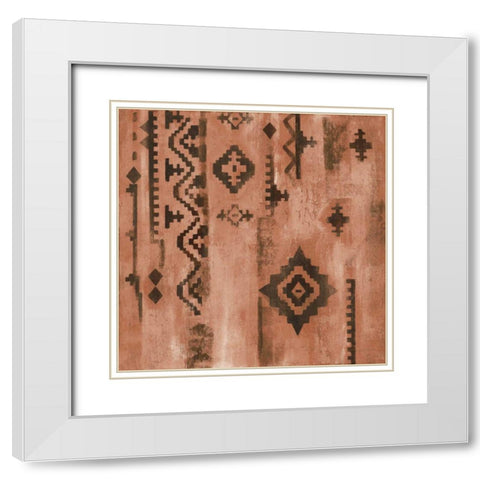 Scandanavian Mood II Rust White Modern Wood Framed Art Print with Double Matting by Vassileva, Silvia
