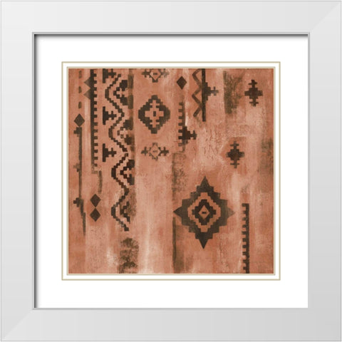 Scandanavian Mood II Rust White Modern Wood Framed Art Print with Double Matting by Vassileva, Silvia