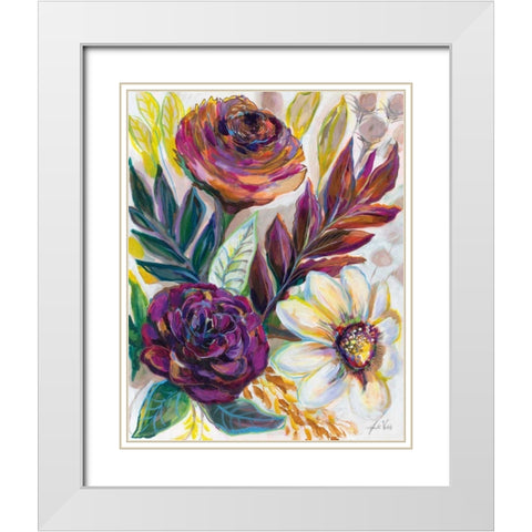 Festive Season III White Modern Wood Framed Art Print with Double Matting by Vertentes, Jeanette
