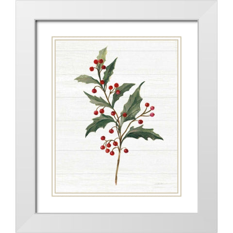 Christmas Moments IV No Banner White White Modern Wood Framed Art Print with Double Matting by Vassileva, Silvia