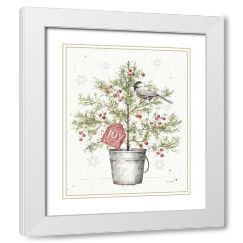 A Christmas Weekend III No NP White Modern Wood Framed Art Print with Double Matting by Audit, Lisa
