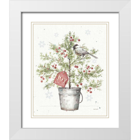 A Christmas Weekend III No NP White Modern Wood Framed Art Print with Double Matting by Audit, Lisa