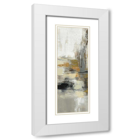 Lava and Steam II White Modern Wood Framed Art Print with Double Matting by Vassileva, Silvia