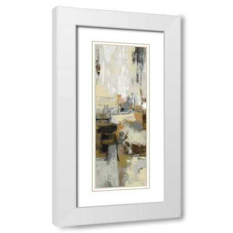 Lava and Steam III White Modern Wood Framed Art Print with Double Matting by Vassileva, Silvia
