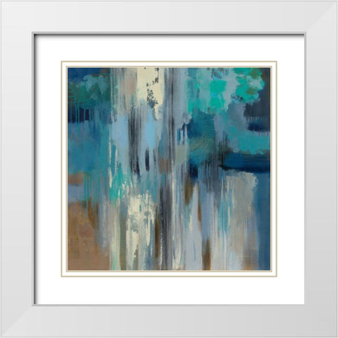 Fisherman Nets White Modern Wood Framed Art Print with Double Matting by Vassileva, Silvia