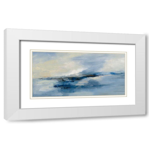 Atmosphere White Modern Wood Framed Art Print with Double Matting by Vassileva, Silvia