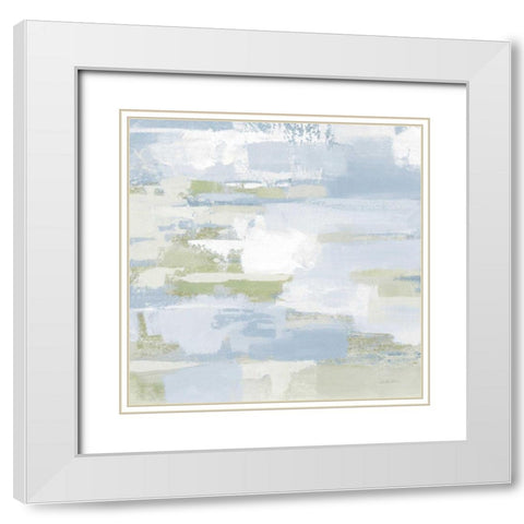 Urban Walkway III Bleached White Modern Wood Framed Art Print with Double Matting by Vassileva, Silvia