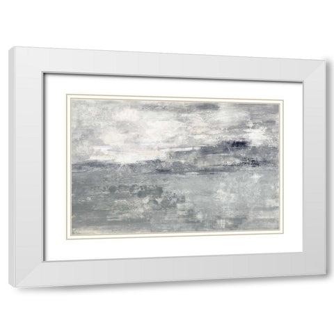 Spring Valley I Neutral White Modern Wood Framed Art Print with Double Matting by Vassileva, Silvia