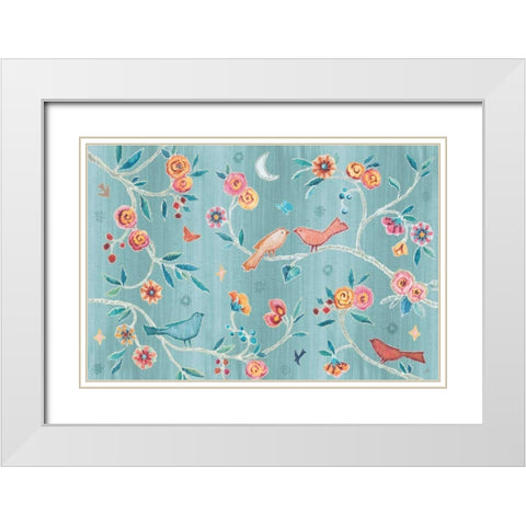 My Bohemian Life II Color White Modern Wood Framed Art Print with Double Matting by Brissonnet, Daphne