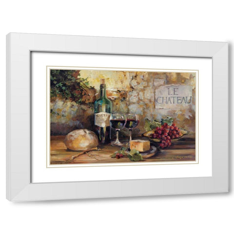 Le Chateau - WAG White Modern Wood Framed Art Print with Double Matting by Hageman, Marilyn