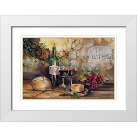 Le Chateau - WAG White Modern Wood Framed Art Print with Double Matting by Hageman, Marilyn