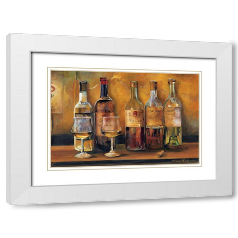 Cellar Whites White Modern Wood Framed Art Print with Double Matting by Hageman, Marilyn