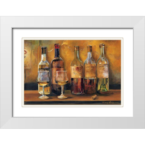Cellar Whites White Modern Wood Framed Art Print with Double Matting by Hageman, Marilyn
