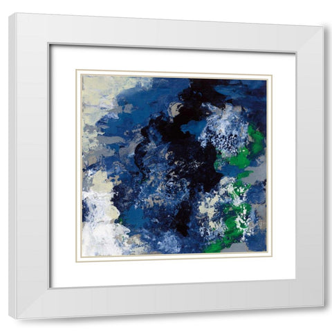 Northern Coast II White Modern Wood Framed Art Print with Double Matting by Vassileva, Silvia