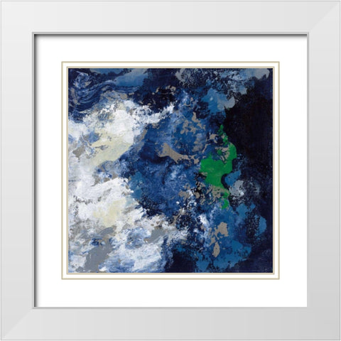 Northern Coast III White Modern Wood Framed Art Print with Double Matting by Vassileva, Silvia