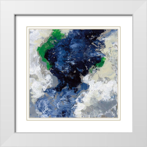 Northern Coast IV White Modern Wood Framed Art Print with Double Matting by Vassileva, Silvia