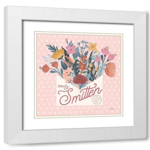 Love Letters III White Modern Wood Framed Art Print with Double Matting by Marshall, Laura