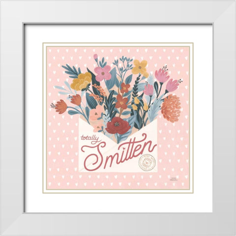 Love Letters III White Modern Wood Framed Art Print with Double Matting by Marshall, Laura