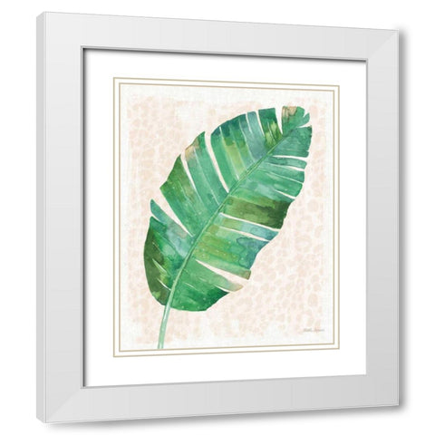 From the Jungle X No Pink Words White Modern Wood Framed Art Print with Double Matting by Grove, Beth
