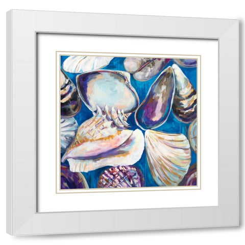 From the Beach White Modern Wood Framed Art Print with Double Matting by Vertentes, Jeanette