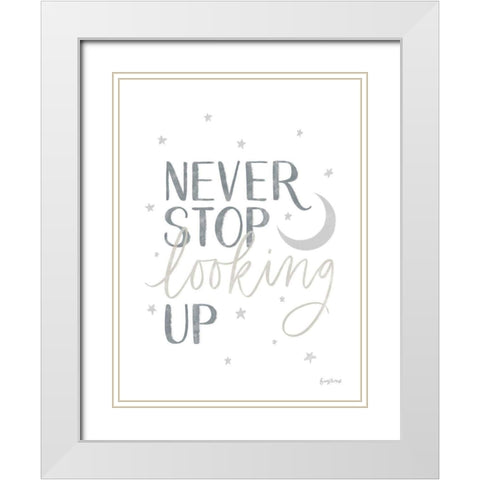 Little Child I White Modern Wood Framed Art Print with Double Matting by Thorns, Becky