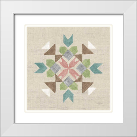 Cotton Bouquet VII White Modern Wood Framed Art Print with Double Matting by Urban, Mary
