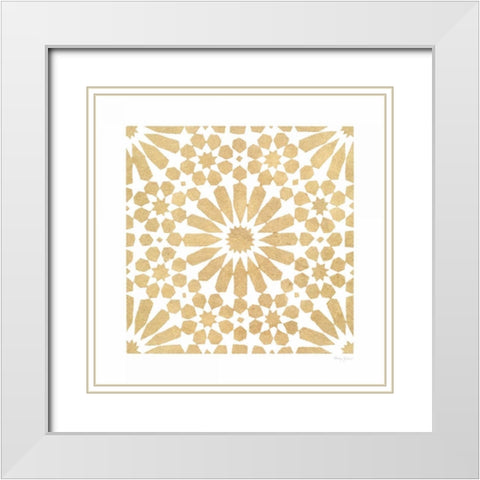 Simply Elegant IV White Modern Wood Framed Art Print with Double Matting by Green, Nancy