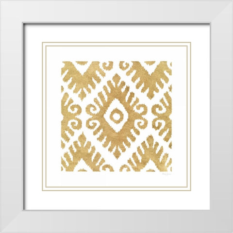 Simply Elegant VII White Modern Wood Framed Art Print with Double Matting by Green, Nancy