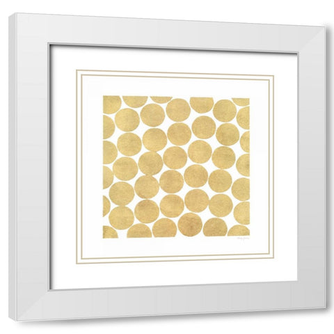 Simply Elegant X White Modern Wood Framed Art Print with Double Matting by Green, Nancy