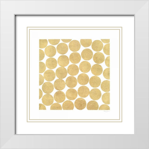 Simply Elegant X White Modern Wood Framed Art Print with Double Matting by Green, Nancy