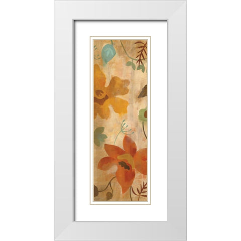 Antique Embroidery I White Modern Wood Framed Art Print with Double Matting by Vassileva, Silvia