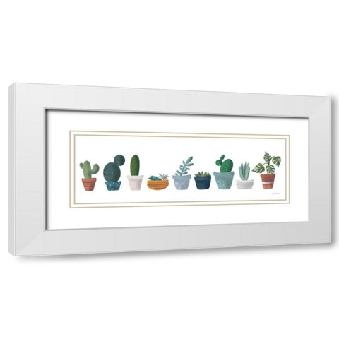 Greenhouse VI White Modern Wood Framed Art Print with Double Matting by Thorns, Becky