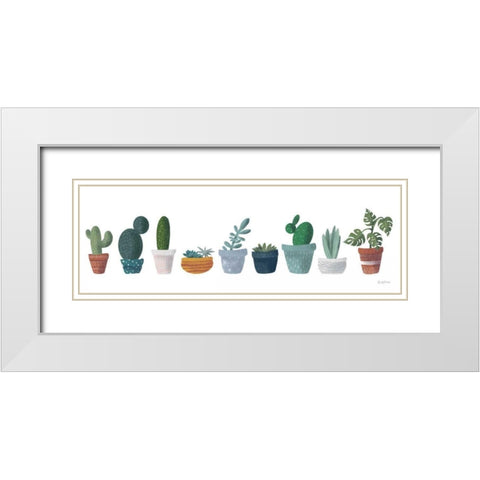 Greenhouse VI White Modern Wood Framed Art Print with Double Matting by Thorns, Becky