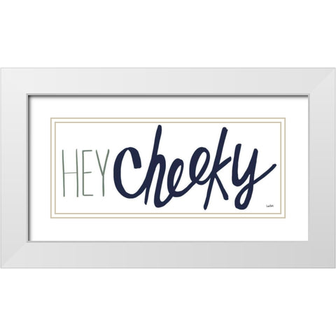 Bathroom Etiquette VII BG White Modern Wood Framed Art Print with Double Matting by York, Leah