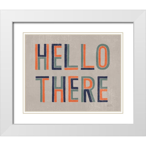 Retro Words III Gray Crop White Modern Wood Framed Art Print with Double Matting by Marshall, Laura