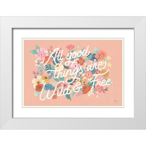 Under the Sea VI White Modern Wood Framed Art Print with Double Matting by Marshall, Laura