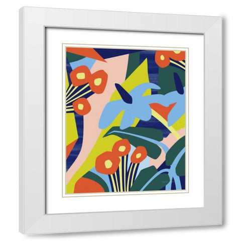 Growing Up White Modern Wood Framed Art Print with Double Matting by Gallagher, Megan