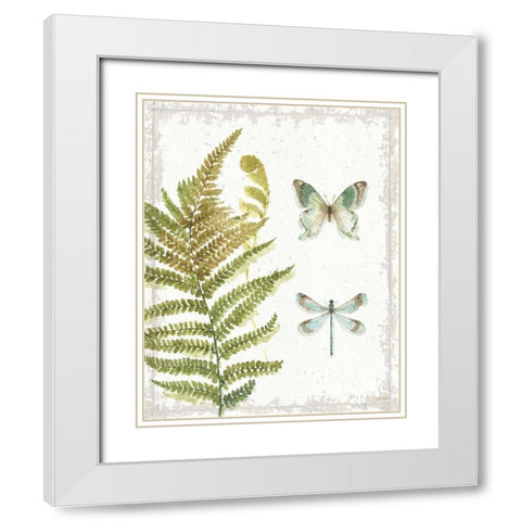My Greenhouse Botanical III No Words White Modern Wood Framed Art Print with Double Matting by Audit, Lisa