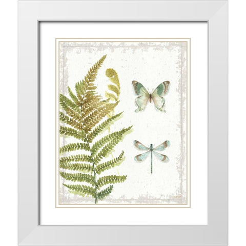 My Greenhouse Botanical III No Words White Modern Wood Framed Art Print with Double Matting by Audit, Lisa