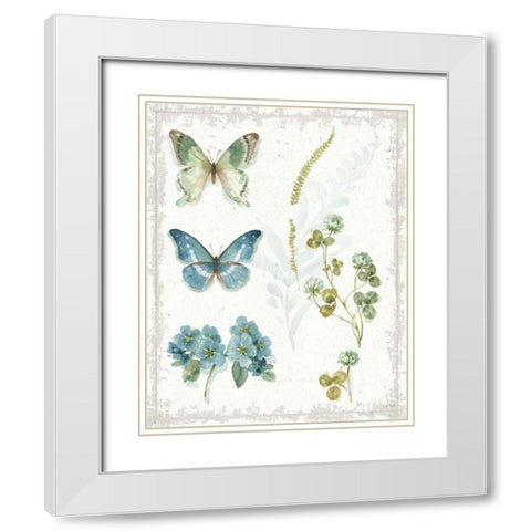 My Greenhouse Botanical IV No Words White Modern Wood Framed Art Print with Double Matting by Audit, Lisa