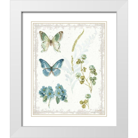 My Greenhouse Botanical IV No Words White Modern Wood Framed Art Print with Double Matting by Audit, Lisa