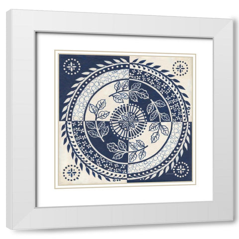 Hemma II White Modern Wood Framed Art Print with Double Matting by Lovell, Kathrine