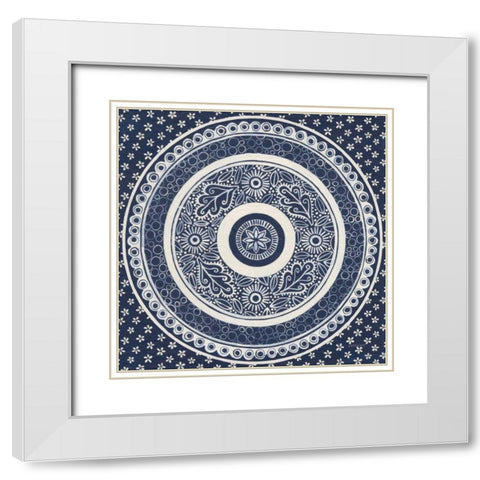 Hemma III White Modern Wood Framed Art Print with Double Matting by Lovell, Kathrine