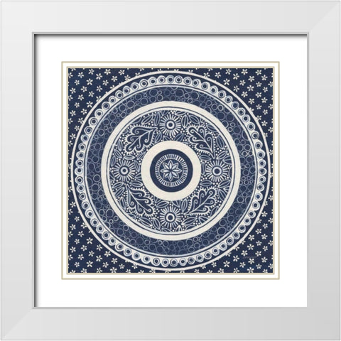 Hemma III White Modern Wood Framed Art Print with Double Matting by Lovell, Kathrine