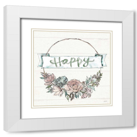 Country Love IV Neutral White Modern Wood Framed Art Print with Double Matting by Tavoletti, Anne