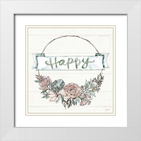 Country Love IV Neutral White Modern Wood Framed Art Print with Double Matting by Tavoletti, Anne